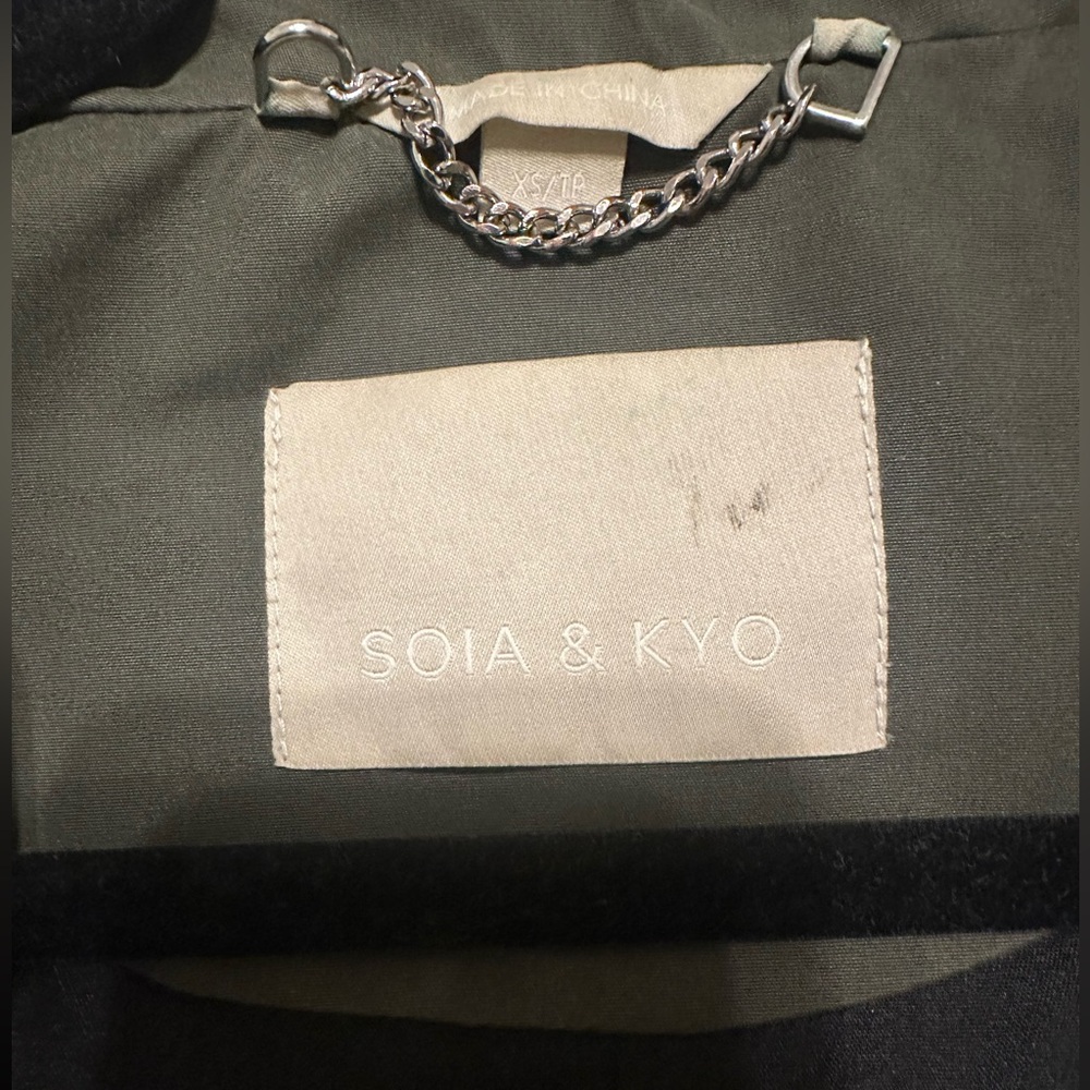Soia & Kyo Dark Green Utility Jacket - Picture 4 of 4